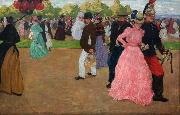 Henri Evenepoel Sunday Promenade at Saint-Cloud (nn02) oil painting picture wholesale